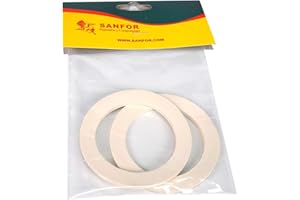 Sanfor 57052 Blister de 2 Joints pour Cafetière Bra Exprés 6 Tasses Caoutchouc Blanc