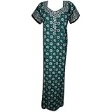 Indiatrendzs Ladies Nightwear Cotton Printed Summer Nighty For Women