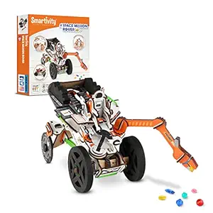 Smartivity Space Mission Rover STEM Educational DIY Fun Toys, Educational & Construction Based Activity Game for Kids 6 to 14, Gifts for Boys & Girls (Space Mission Rover)