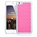 Produktbild Style Icon Apple Iphone 6 LUXURY CRYSTAL Cross Diamond Pink Case Bling Hard Cover with White Frame For Apple Iphone 6 By G4GADGET®