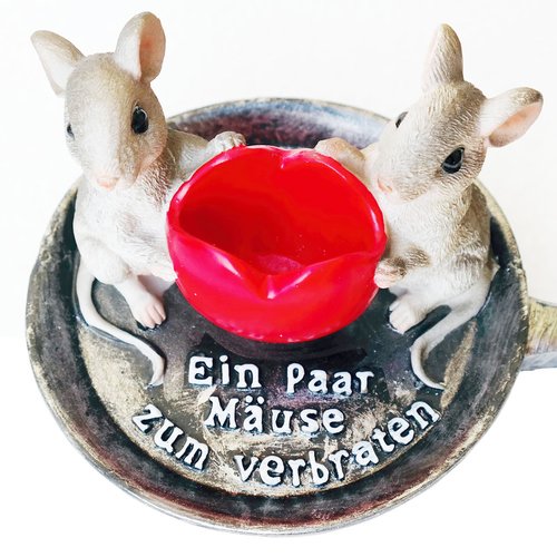 Geldgeschenk, Spardose „Ein Paar Mäuse zum verbraten“ - 2