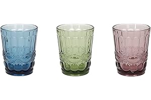 Tognana Madame, Set 3 Bicchieri cc 230, Vetro, Multicolore