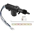 ESUPPORT Black Car Motor Universal Heavy Duty High Power Door Lock Actuator 5 Wire 12V Locking Central Door