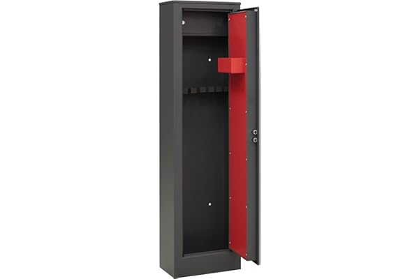 ARREGUI Braco ARM070335 Armoire à 7 Fusils en Acier avec Coffre Intérieur | Coffre-fort pour Armes à Feu | FRANCE et ITALIE : valide toutes armes à feu | ESPAGNE : non homologué