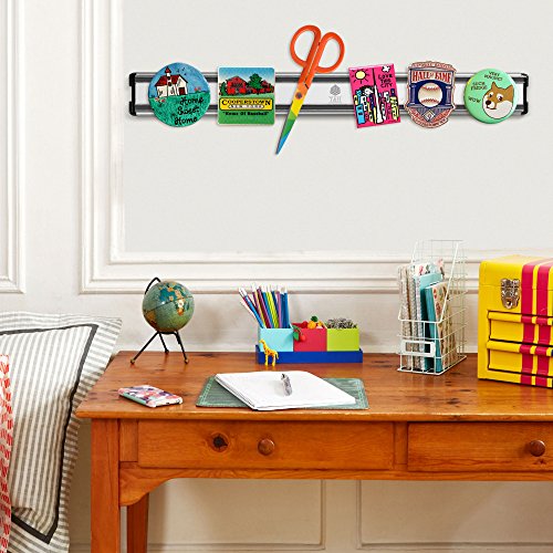 Messer-Magnetstreifen Platzsparend – hält Messer sicher und organisiert – Leistungsstarker Magnet – Einfach zu installieren – Stilvolles Design – Der Küche-Messerhalter ist perfekt, um Messer außerhalb der Reichweite von Kindern zu halten – besteht aus hochwertigsten Materialien – Rostfrei - 5