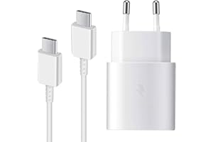 Powersky Szybka oryginalna ładowarka USB C z kablem do ładowania typu C,1,5 m, do Samsunga Galaxy S23, S22, S22 Plus, S21, S21 Ultra, S20 Plus, Z Fold 5/4, Z Flip5, Note20, A80, zasilacz do tabletu