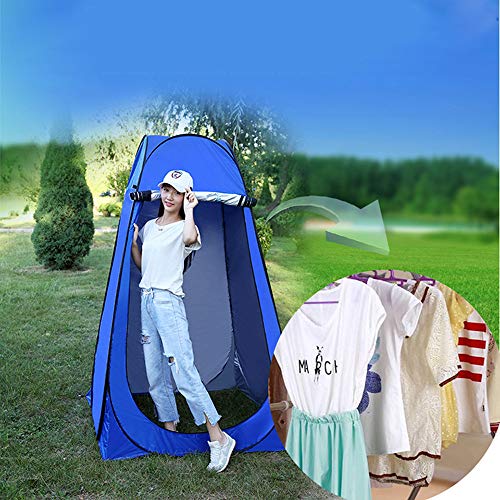 Vinteky Tente de Douche Pliage Pop Up Cabine de Changement Toilette Vêtement Portable Tente Privée Douche Camping Abri de Plein Air Vestiaire Extérieure Intérieure+Sac de Transport