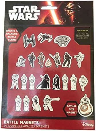 Star Wars Fridge Magnet 24 Battle Character Shaped Last Jedi Official One Size
