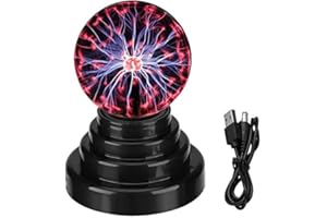 Joy Depot Touch Sensitive Plasma Ball USB/Battery Power Plasma Lamp Magic Sphere Globe Home Office Decoration Atmosphere Light