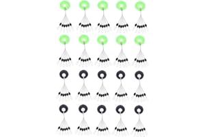 TOSSPER 120 Pcs Fisher Bobber Stopper Fishing Float Pinker Stops Fishing Tackle Accessoires
