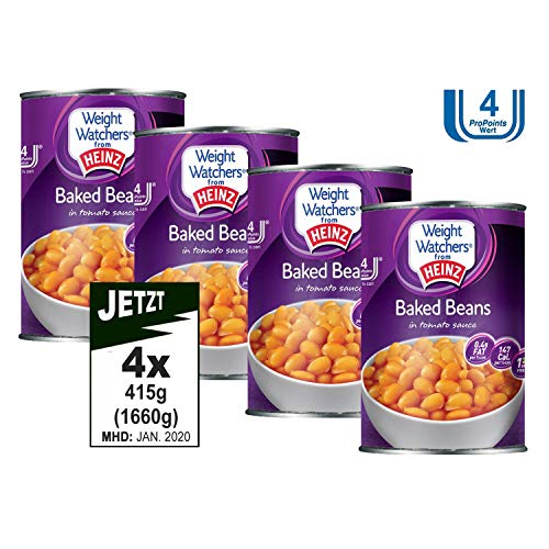 Preisvergleich Produktbild Weight Watchers HEINZ Baked Beans 4x415g (1660g) - gebackene Bohnen