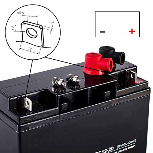ECTIVE EBC-Serie | Zyklenfester 12V Bleiakku | 10 Varianten: 9Ah – 50Ah |Wartungsfreier Blei-AGM-Akku, Blei-Vlies-Akku, AGM-Akku, Bleigelakku, Blei-Akku, Blei-Batterie für höchste Anforderungen (18 Ah) - 2