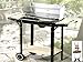 Produktbild GRILLWAGEN TORINO 27,5x48 cm STABILER GRILL MIT 2 ABLAGEN KOHLE GRILLEN FAHRBAR