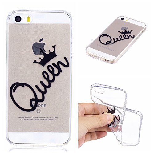 Qiaogle Tel fono Caso - Funda de TPU silicona Carcasa Case Cover para Apple iPhone 5 5G 5S 5SE 4 0 Pulgadas - LF24 Queen reviews Qiaogle Tel fono Caso - Funda de TPU silicona Carcasa Case Cover para Apple iPhone 5 5G 5S 5SE 4 0 Pulgadas - LF24 Queen