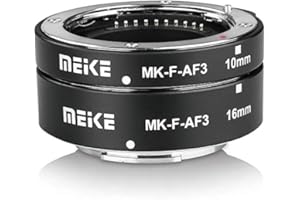 YIDOBLO Meike F-AF3 Auto Fucus Makro rura przedłużająca do aparatu bezlusterkowego Fujifilm (tylko 10 mm 16 mm lub łączona) X-T1 X-T2 X-Pro1 X-Pro2 X-T10 X-A1 X-E1 X-E2 X-E3 X-T20 X-T3 X-T30