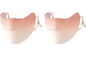 CCAIPU Gesichtsmaske für Sonnenschutz, Wiederverwendbare, waschbare und atmungsaktive Gesichtsmaske UV-Schutz Gesichtsmaske Motorrad Radfahren Sport Maske für Outdoor