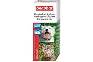 Beaphar Tear Stain Remover per Cani e Gatti, Aiuta a Rimuovere le Macchie Intorno agli Occhi, Protegge il Colore Naturale del Pelo, Facile da Usare, 50 ml