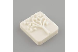 HINTER Moule pour Fabrication de Savon en Forme de cœur, Arbre d’Amour, Fait à la Main en résine Jaune, Tampon à Savon