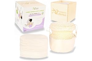 ESTENAT Les Tendances d'Emma - Kit Eco Belle Bois - 15 carrés démaquillants - Biface coton Bio