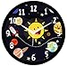 IT2M 11" Round Kids Wall Clock for Home / Living Room / Bedroom with Glass (Non-Ticking, Sweeping Movement) RS.699.00