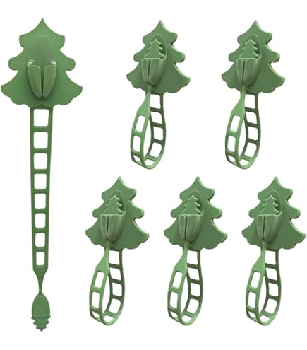 Ganci Silicone Camino Ganci Ghirlanda Natale Silicone - Set 12 Pezzi Retrattili Ganci Silicone Per Decorazioni Natale