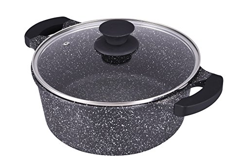 Preisvergleich Produktbild ALFA 13511 cacerola. Alum. Fund. Stein Black High 20