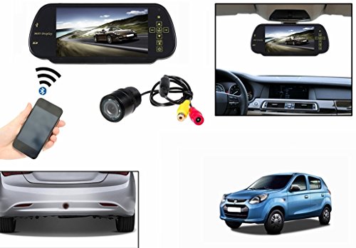 Speedwav 7" Rear View Mirror Screen+Rear View Camera-Maruti Alto 800 RS.3398 (64.00% Off) - Amazon