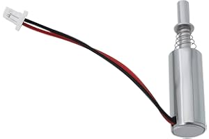 eMagTech 1 x winziger zylindrischer Mini-Magnet-Saug-Magnetspule, röhrenförmig, mikromagnetischer Saugnapf für elektromagnetische Absaugung, elektromagnetisches Schloss, 8 x 34,5 x 2,9 mm, 12 V