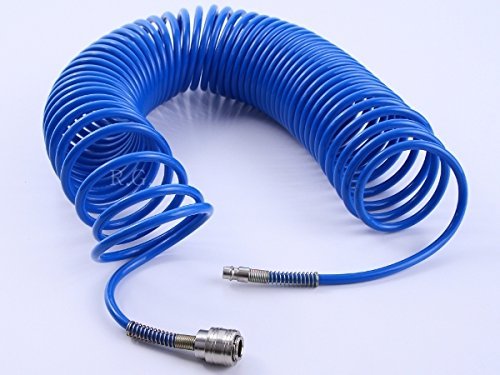 Druckluftschlauch Spiralschlauch Luftschlauch 5x8mm 10m 15m 20m Länge flexibel (20m) - 2