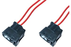 GREENSPIRITS Conector de repuesto para coche – Bobina de encendido de gasolina – 1JZ 2JZ 1UZ 4AG 3SG RX7 (2 x FEMALE) con cable 7283-8226-30, 7283822630, 90980-11246, 9098011246