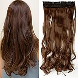 ❤【Largo, suave, natural y grosor】：Realistas, pelo sintético de alta resistente al calor hasta 150 °