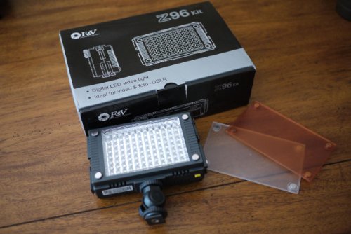 deep-deal F V Z96 HDV-Z96 96 LED Lampe Light Cam  ra vid  o Lampe 96 LED pour cam  ra video de cam  scope DV  Camera Lampe pour Canon 500D 550D 50D 60D 7D Nikon D90 D5000 D3100 D700 D7000 Sony A330 A390 A33 A55 Olympus Pentax Panasonic DSLR