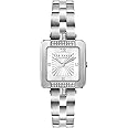 Ted Baker TB Iconic Collection Women's Analog White Dial Coloured Quartz Watch, Rectangle Dial with 33 Case Width - BKPMSS3059I