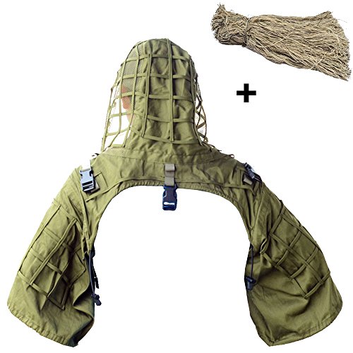 Buy ROCOTACTICAL Sniper Ghillie Suit Base Viper Hood + 1 Bag Ghillie