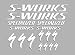Produktbild Ecoshirt G9-689P-DWJQ Aufkleber Sworks S-Works Bike F34 Stickers Aufkleber Decals Autocollants Adesivi, weiß