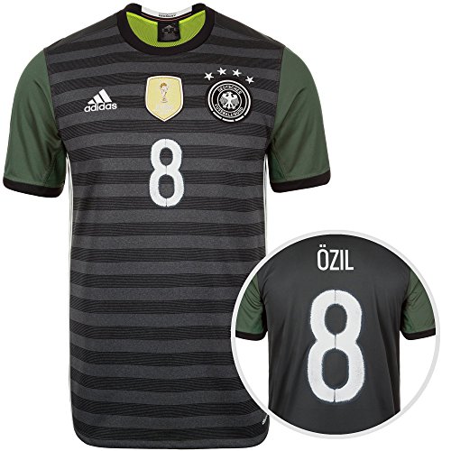 adidas DFB Trikot Away EM 2016 mit Spielername und Nummer Mesut Özil, M – 50