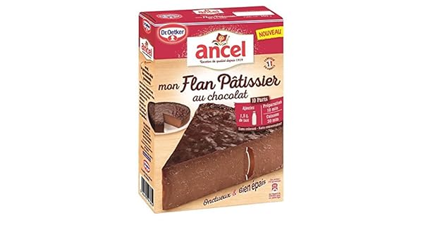Ancel Mon Flan Patissier Au Chocolat 360g Livraison Gratuite