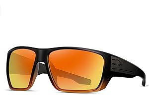 STGATN Polarised Sports Sunglasses for Men - Oversized Wrap Around Cycling Glasses UV Protection Lightweight Ideal for Outdoors Casual ST16103