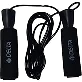 Adjustable Jumping Rope with Delta Sponge Handle Bearing