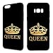 Produktbild Handyhülle King und Queen Gold - Apple Silikon Valentinstag Hochzeit Liebe, Hüllendesign:Design 4 | Silikon Schwarz, Handymodell:Apple iPhone XS Max