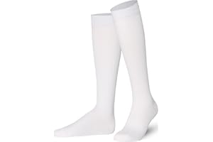 Mysocks Knee High Socks for Women and Men - Soft Combed Cotton Long Socks - Ladies Girls Knee Length Knee Socks