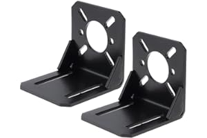 ChgImposs 2 Pack Motor Mounting Bracket, Multi-function Universal Mounting Base for 750/755/775/795/850/895CC 28/35/42 Nema 17 Stepper Motor
