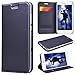 Produktbild Huawei Honor 6A Hülle, CE-Link Lederhülle Ledertasche Schutzhülle Premium PU Leder Flip Wallet Case Innere Weiche Silikon Handy Tasche Schale Etui mit Kartenfach Magnet Standfunktion Protective Cover Schutz für Huawei Honor 6A (5 Zoll) Handyhülle - Grau