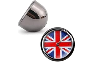 Heinmo Orologio da tasca universale al quarzo, orologio da attaccare, Per auto, barca, bici, casa