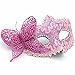 Price comparison product image Face mask shield veil guard screen domino false front Makeup dance performance party catwalk leather butterfly patch mask dragon butterfly pink