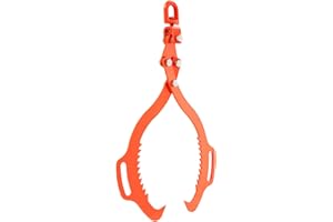 VEVOR Pince Forestière pour Troncs 710 mm, Pince de Levage pour Bois Bûches Grumes Pivotante 2 Griffes Capacité de Levage 500 kg Pinces en Acier Robuste, pour Camions, Tracteurs, Chariots Élévateurs