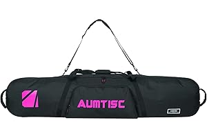 AUMTISC Snowboard & Ski Bags - Padded Travel Bag with Storage for Snowboard & Ski Equipment