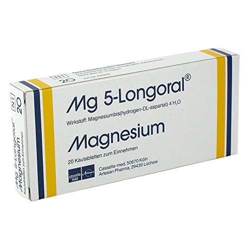 Preisvergleich Produktbild Mg 5 Longoral Kautablette 20 stk