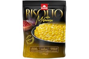 Arnaboldi - Risotto alla Milanese - Piatto Tipico della Cucina Italiana [1 Pack x 2 Porzioni]