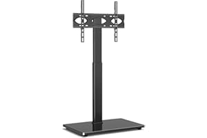 RFIVER Montage mural Support TV sur Pied Meuble TV avec Support Pivotant Cantilever pour Télés et Ecrans LCD LED de 32 à 70 Pouces